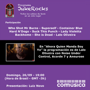 Programa JukeRocks #24 • Domingo • 19h