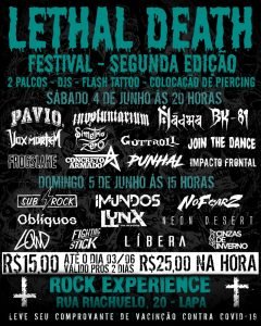 Lethal Death Festival • 21 bandas!