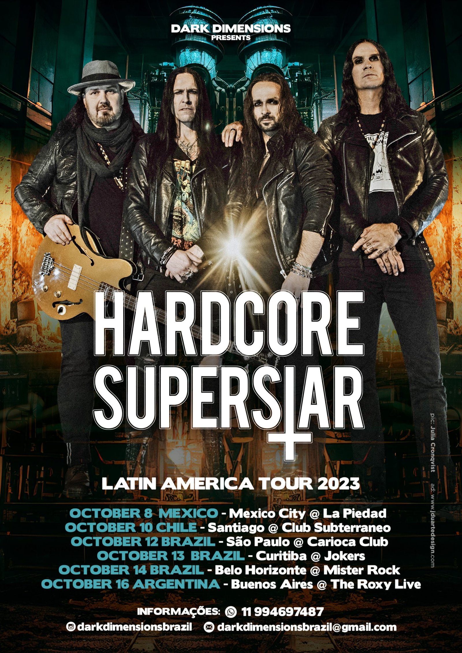 Hardcore superstar em três shows no Brasil! - Expedição CoMMúsica