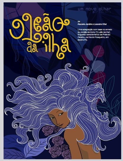 Capa de O Leão da Ilha